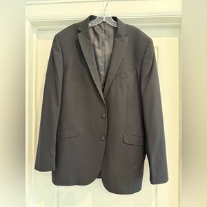Kenneth Cole Black Men's Slim Suit; Sport Coat and Pants